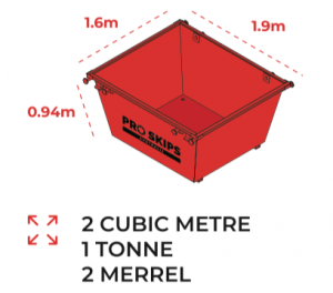 2 Cubic Metre Skip Bin Size Guide