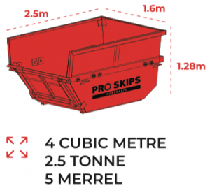 4 Cubic Metre Skip Bin Size Guide