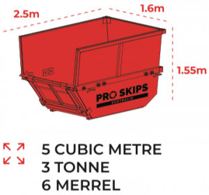 5 Cubic Metre Skip Bin Size Guide