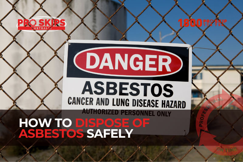 how to dispose of asbestos safely